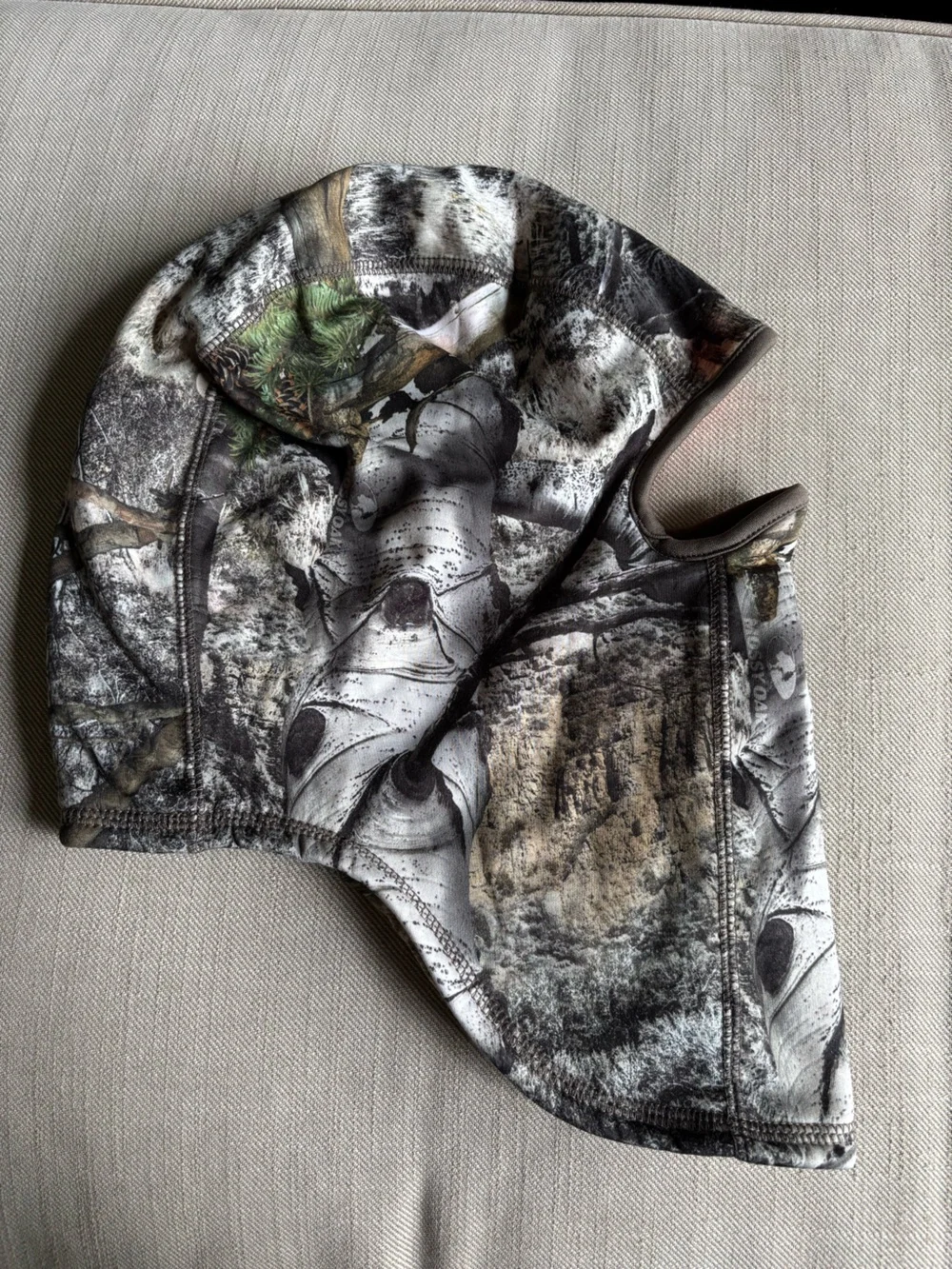 Men’s Camo Ski Mask / Balaclava - Gray/Green